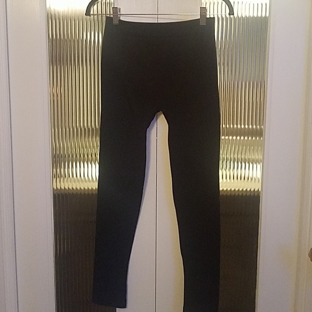 Black fleece lined leggings